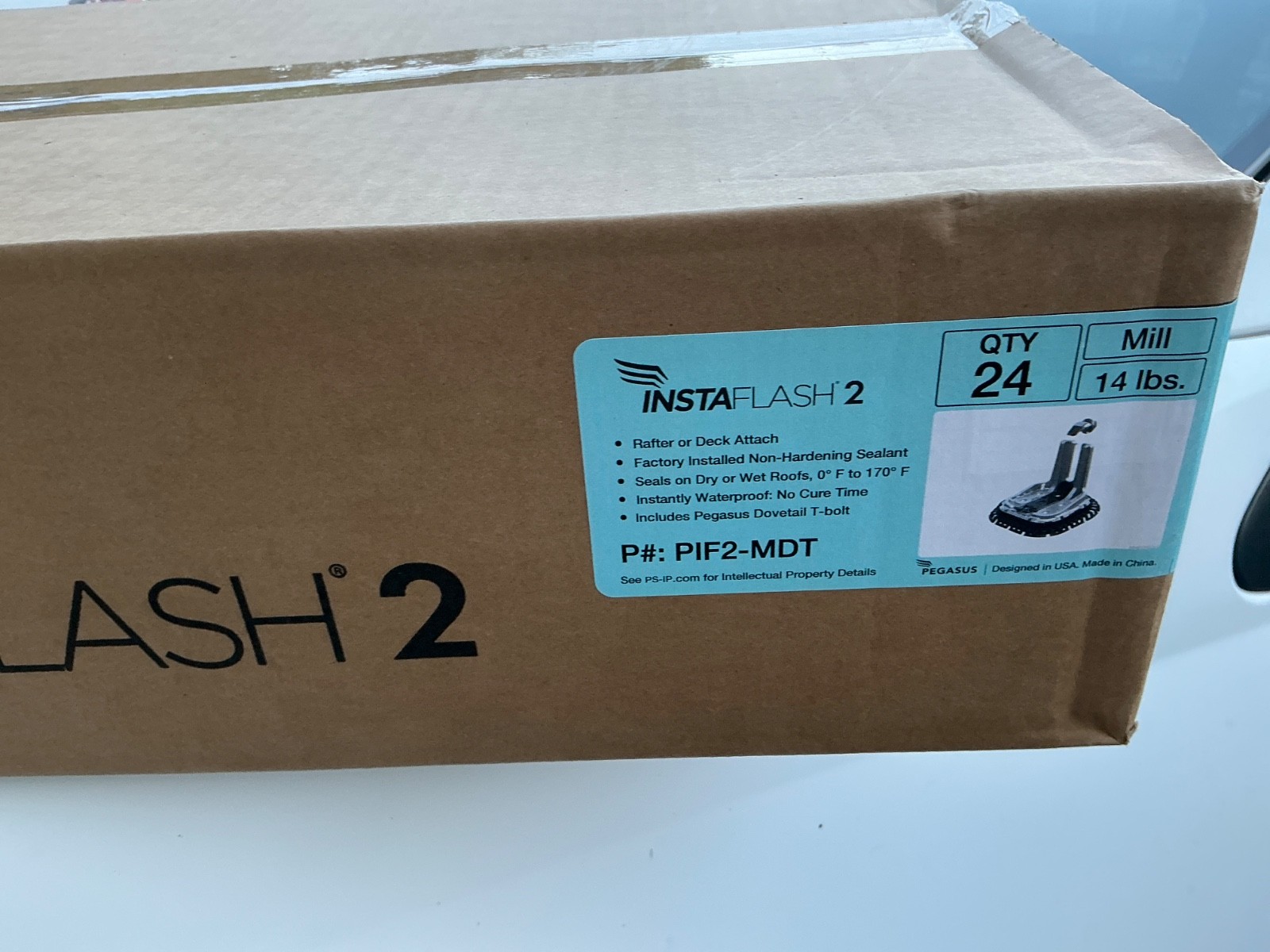 Pegasus Solar InstaFlash 2 | PIF2-MDT | Mill | Dovetail T-Bolt | 24-Pack | NEW I gallery
