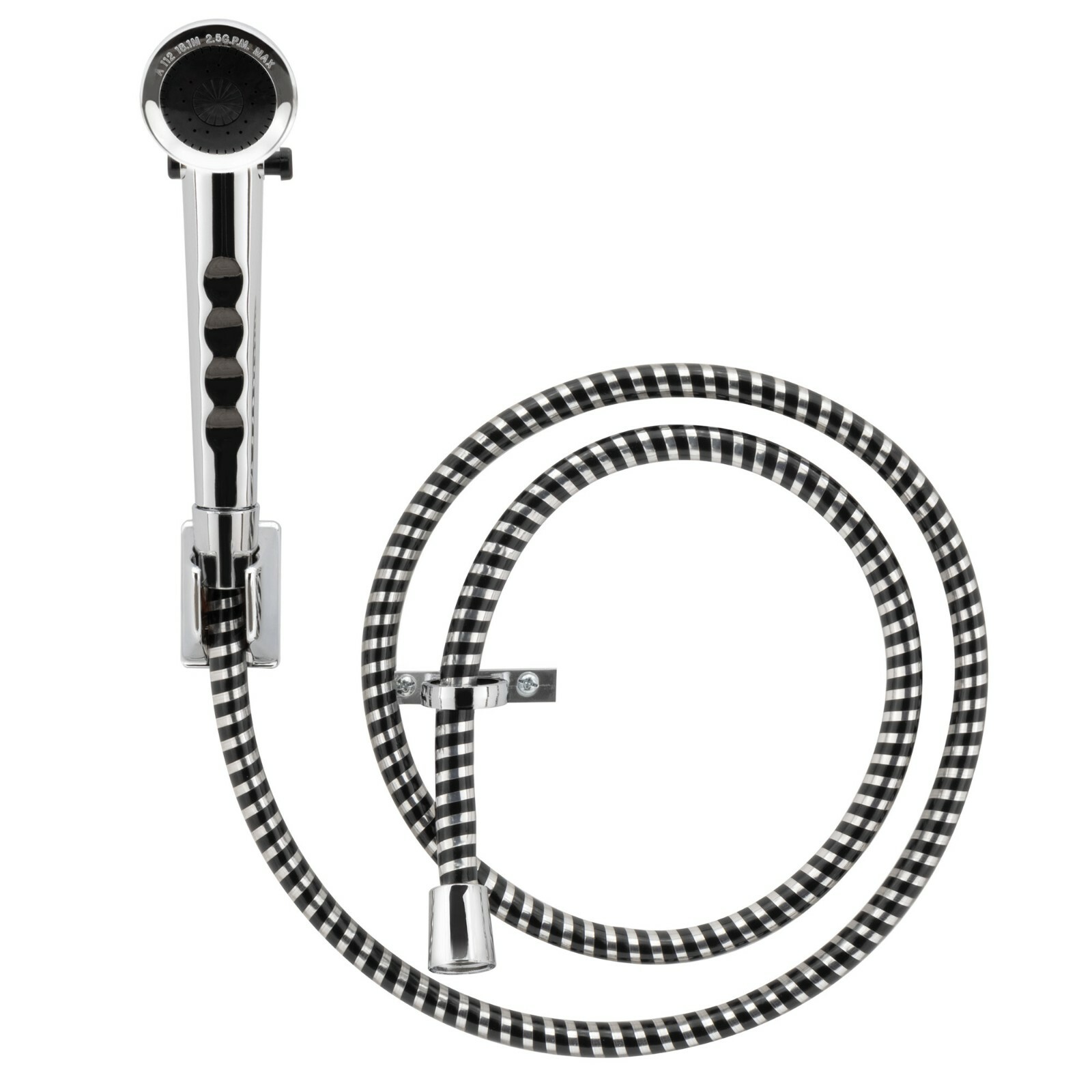 RV Handheld Shower Head with 5-Foot Hose Chrome Finish with Shut Off gallery