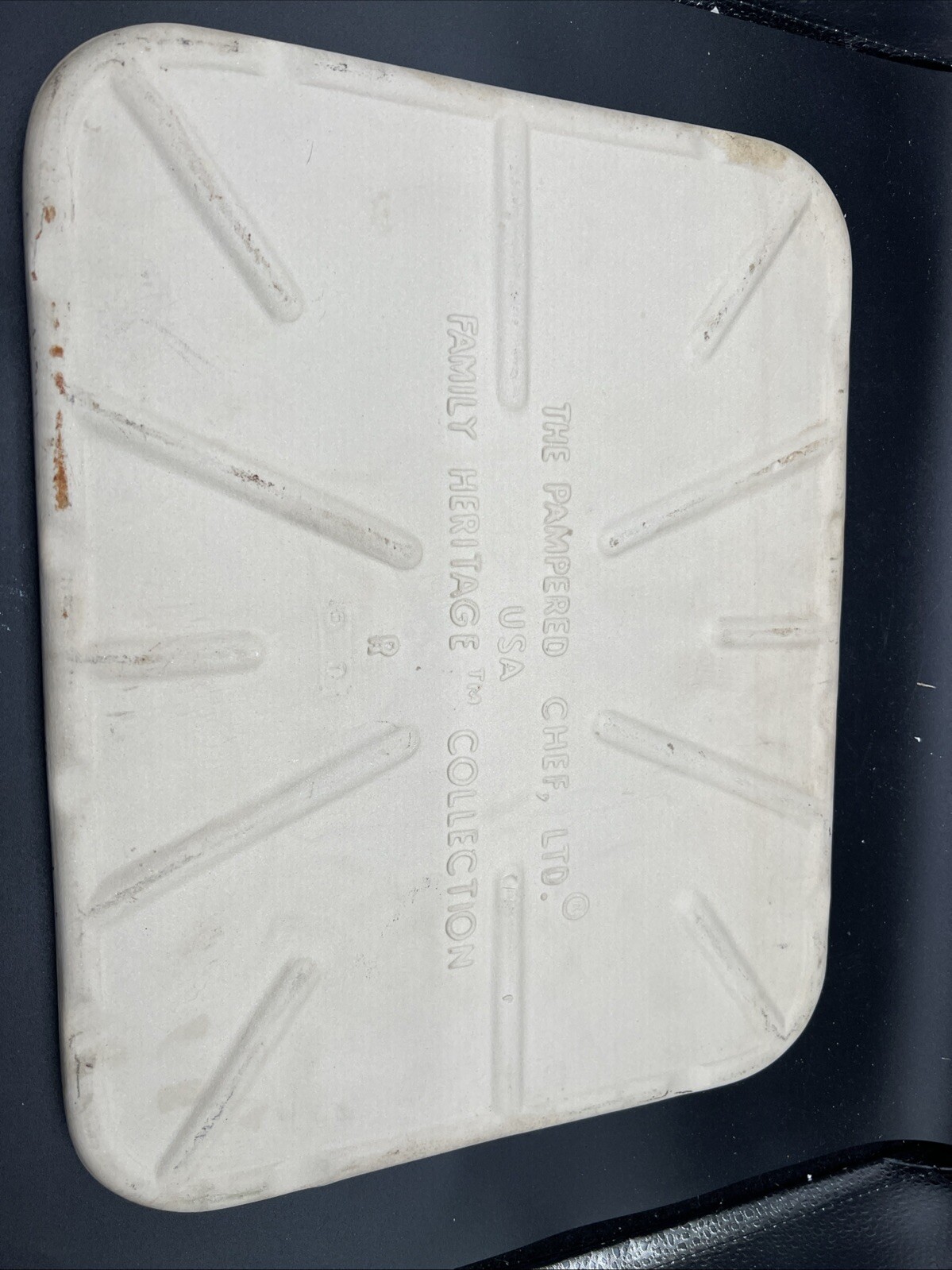 Pampered Chef 12" X 15" Rectangular Baking Stone Bread Pizza Cookie Sheet Tray gallery