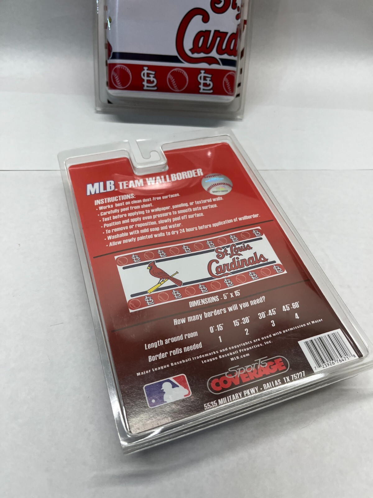 MLB ST. LOUIS CARDINALS Baseball Self Peel and Stick Wall Border Peel Wallpaper gallery