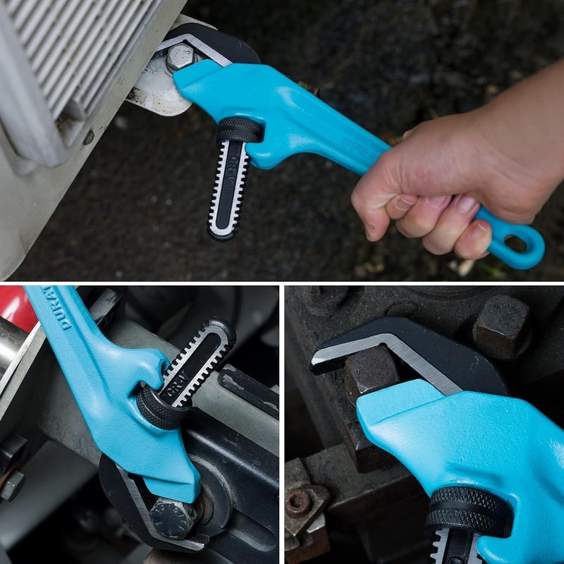 9-1/2 inch Hex Offset Wrench, Hex Pipe Wrench, CR-V Hook Jaw gallery