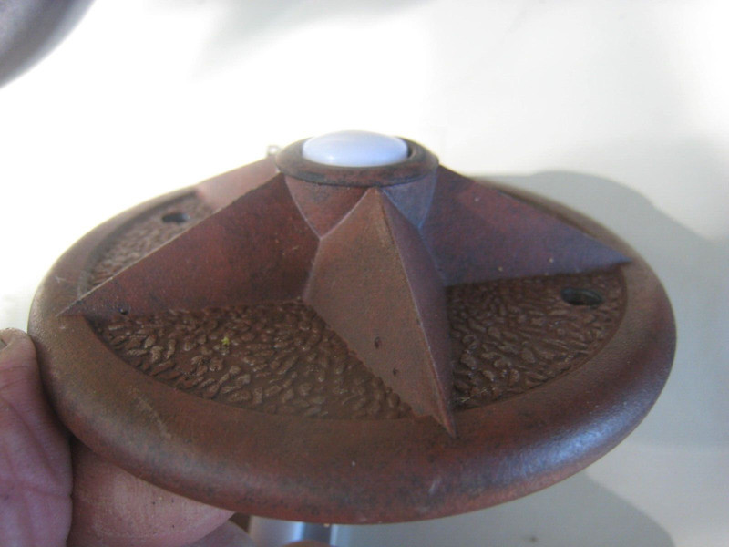 Craftmade PB3036-RI Surface Mount Lighted Doorbell Push Button RUSTIC IRON gallery