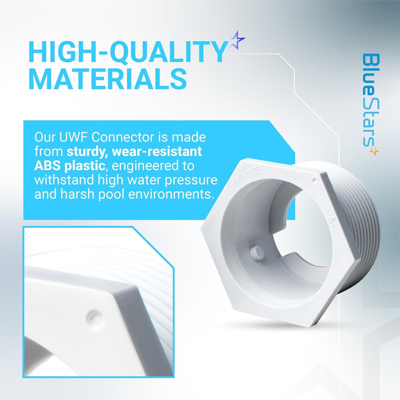 6-500-00 Universal Wall Fitting (UWF) Connector Replacement Part - for Polaris 1 gallery