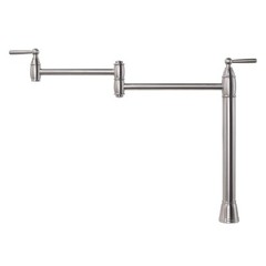 Deck Mounted Pot Filler with Double Handle