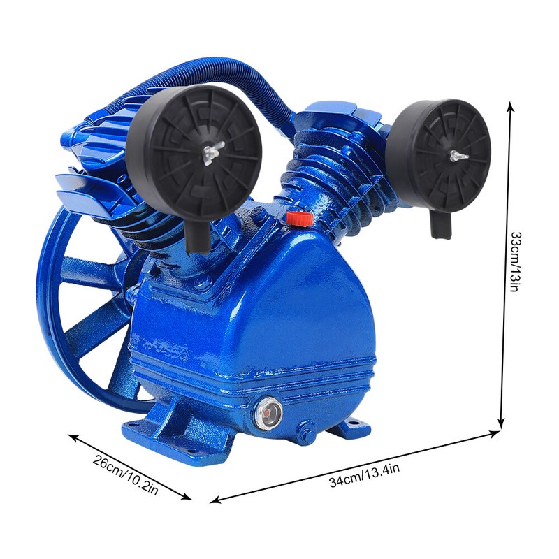 Replacement Air Compressor Pump Single Stage V Style Twin Cylinder 3 HP 2-Piston gallery