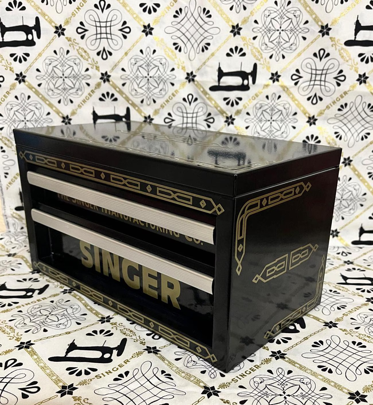 SINGER GOLD PRISM DECALS for the Kobalt Mini Toolbox (toolbox NOT INCLUDED) gallery