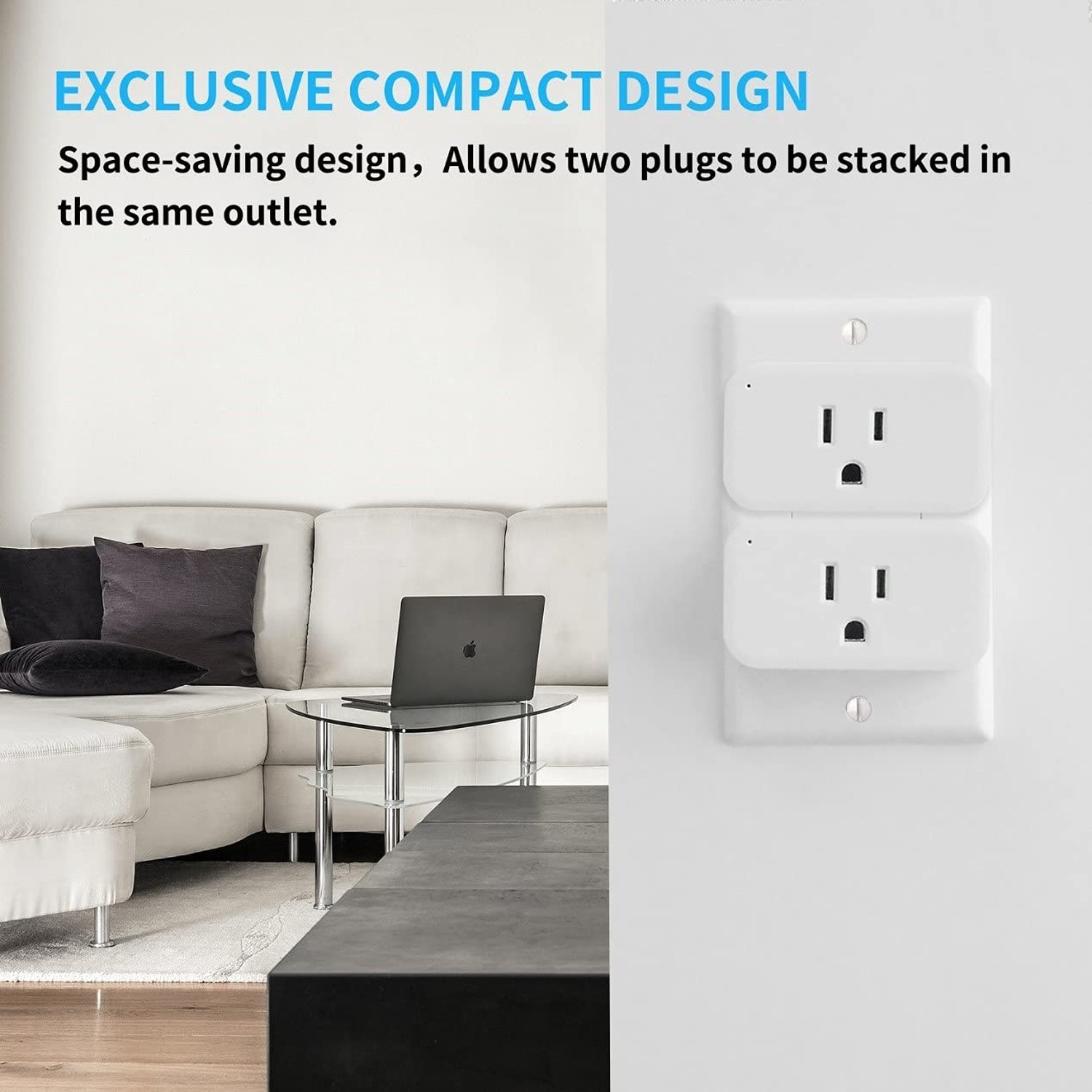 THIRDREALITY Smart Plug 4 Pack, 15A Smart Outlet with Timer Function, Zigbee ... gallery