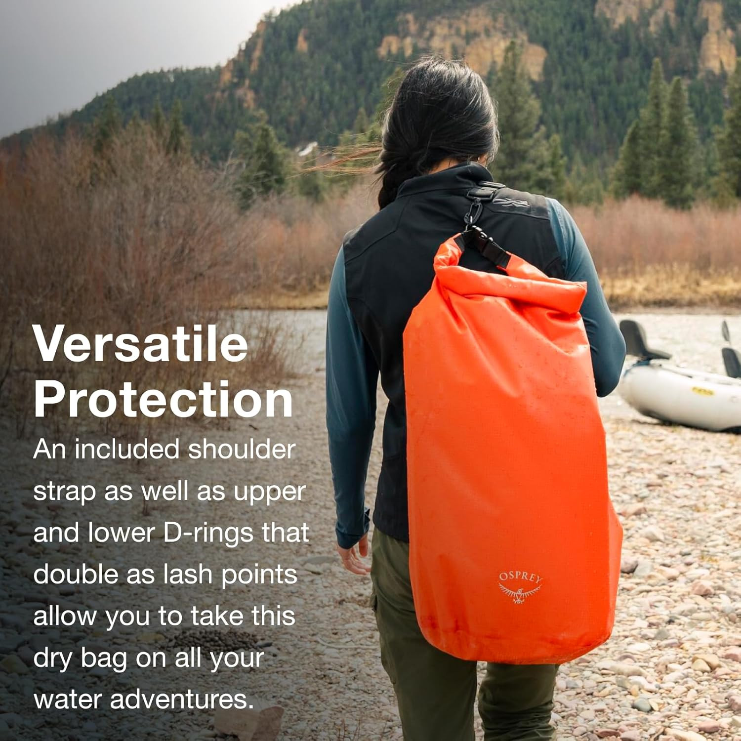 Wildwater Waterproof 35L Dry Bag, Mars Orange 5