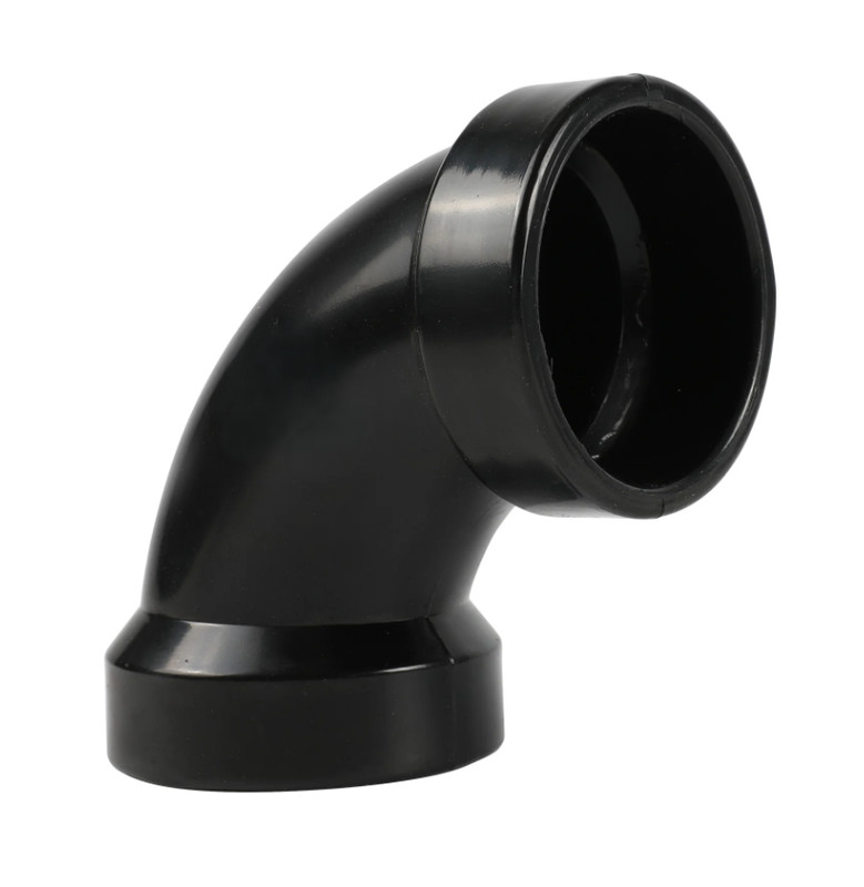 ABS DWV 90° Elbow Fitting Hub x Hub – Available in 1-1/2", 2", 3", 4" | Plumbing gallery