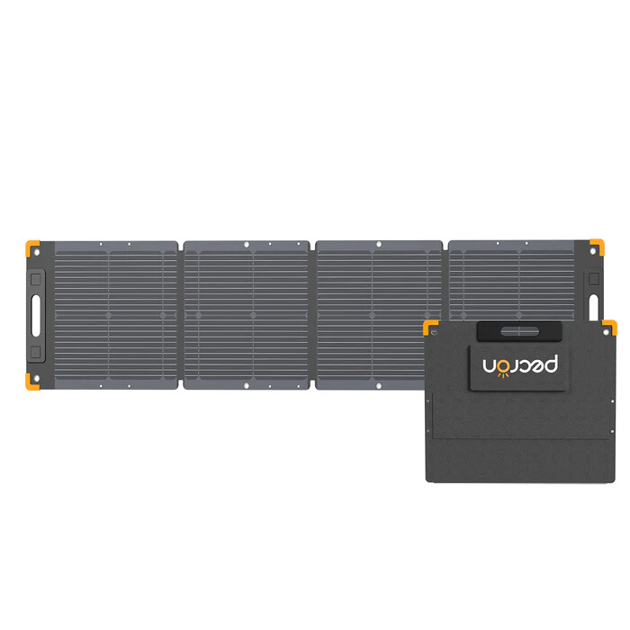 Used-pecron 100W 200W Foldable Portable Solar Panel for Power Station Solar gallery