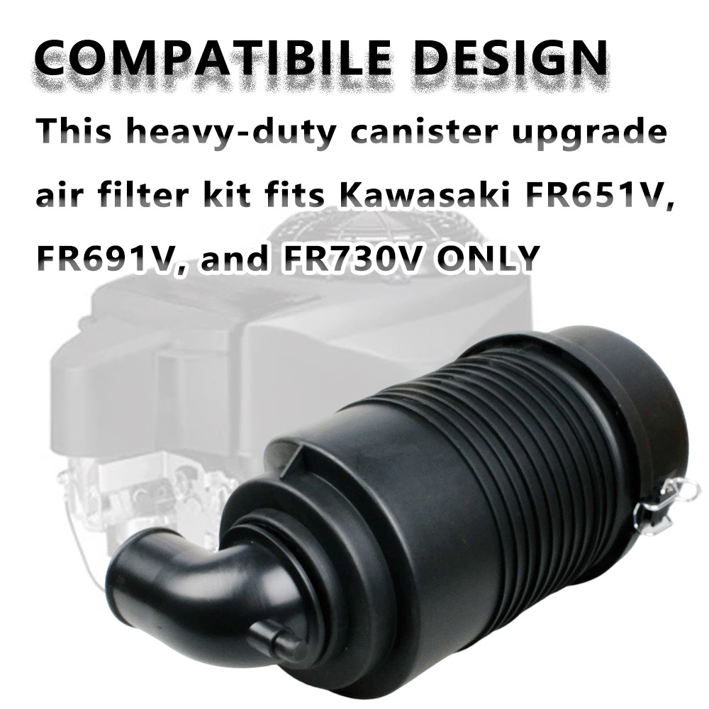 Air Filter Upgrade Kit Compatible with Kawasaki FR651V FR691V FR730V Mowers gallery