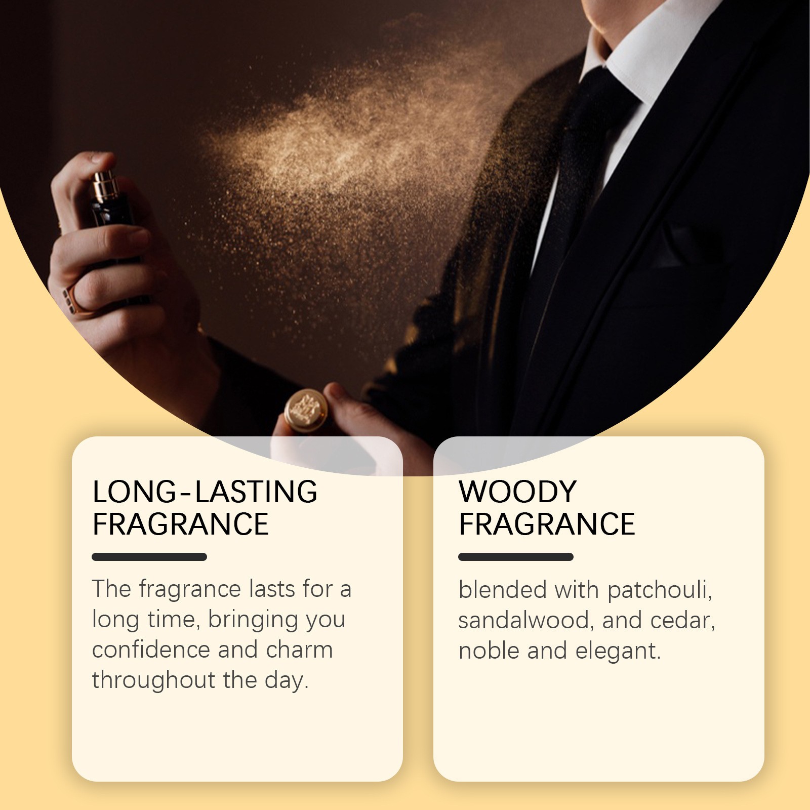 Men's Perfume Long-lasting Light Perfume Wooden gallery