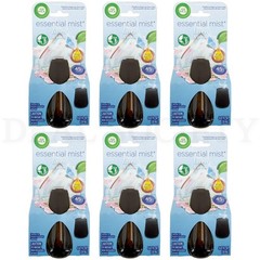 Air Wick Essential Mist Aromatherapy Diffuser Refill – Linen & Petals Lot of 6