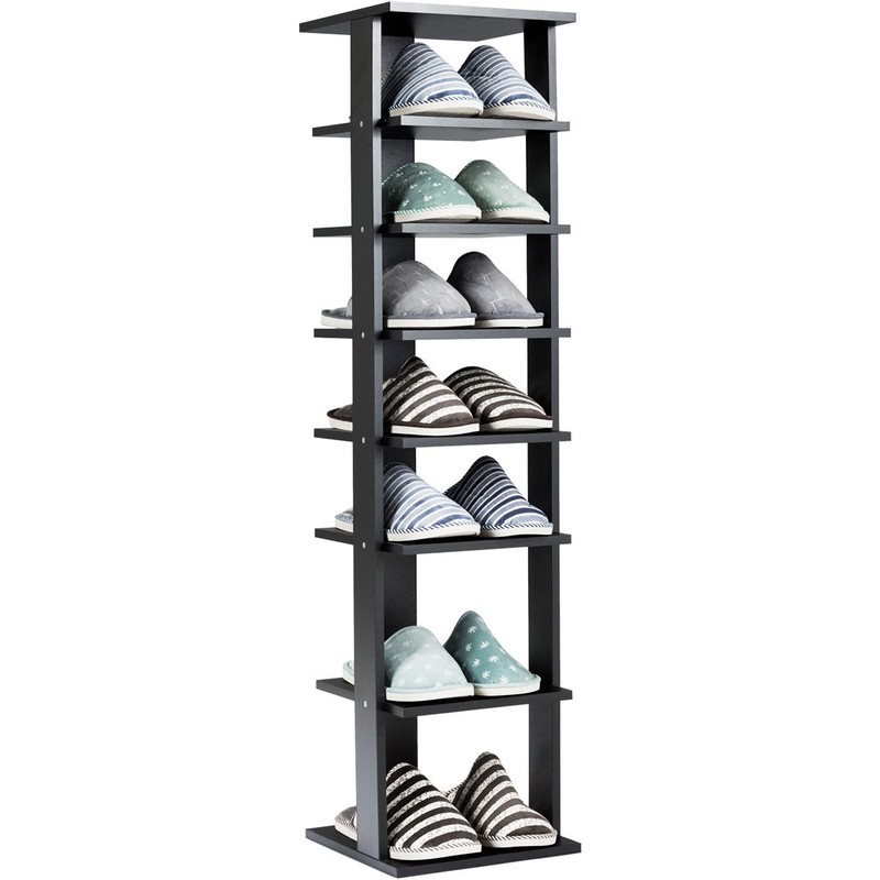 7-Tier Shoe Rack Practical Free Standing Shelves Storage Shelves Concise Style gallery