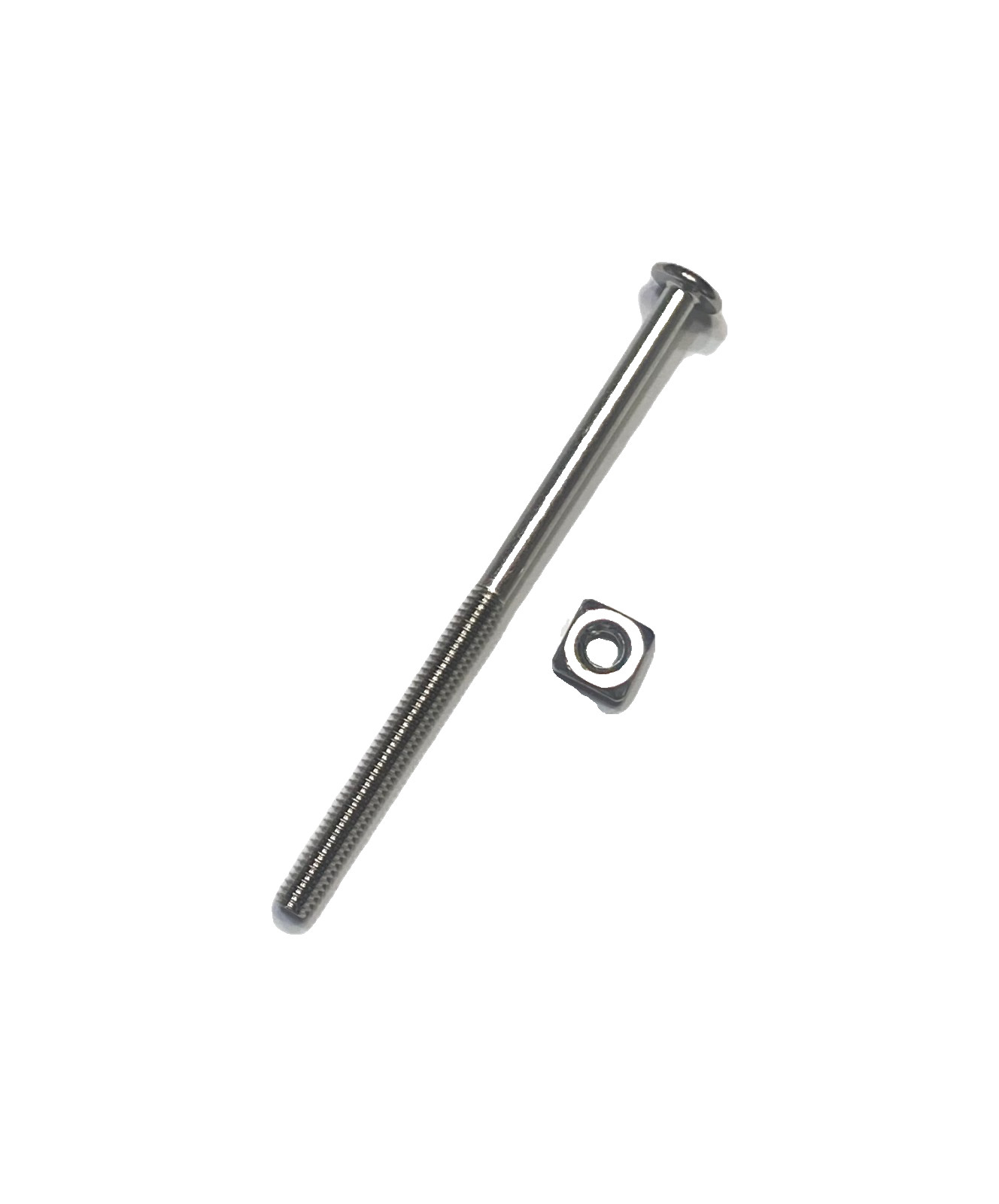 3" CHROME Bolt Screw for Glass Cabinet Handles Knobs Drawer Pulls Vintage gallery