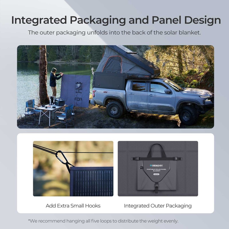 Renogy 400W Solar Panel Blanket N-Type Portable Foldable ‌Certified Refurbished gallery