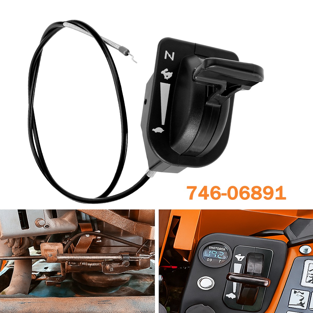 51In Throttle Cable For CUB Cadet Model ZT1 ZTS1 ZTS2 42 746P06891 746-06891 gallery