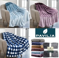 Gradient Ombre Fleece Throw Blanket Soft Plush Accent Decorative Bed Blanket