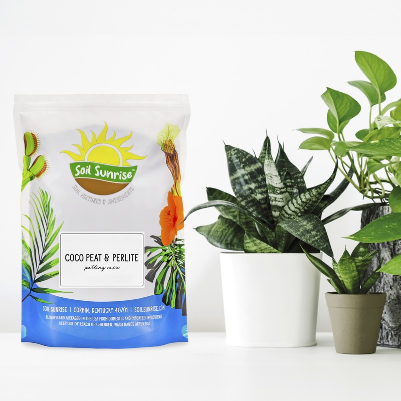 Coco Peat Perlite Potting Mix, Loose Coconut Coir and Perlite for Garden gallery