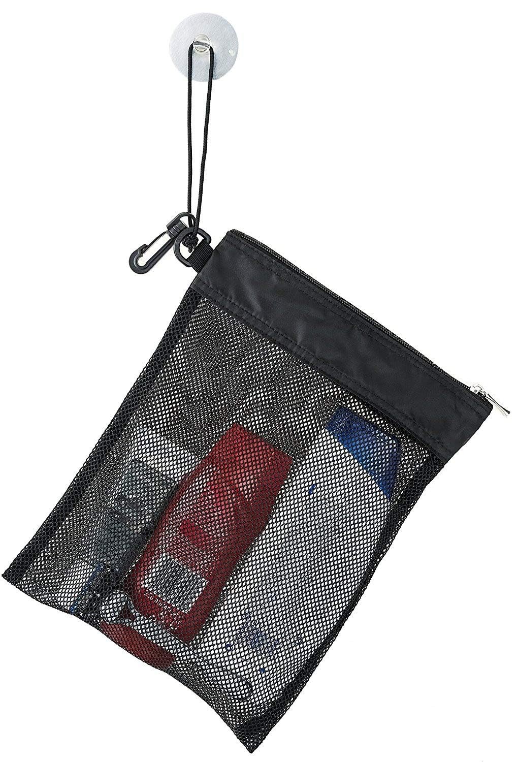 Shower Bag Tote, Mesh Caddy Toiletry Organizer 12”L x 9”W, Compact and Lightw... gallery