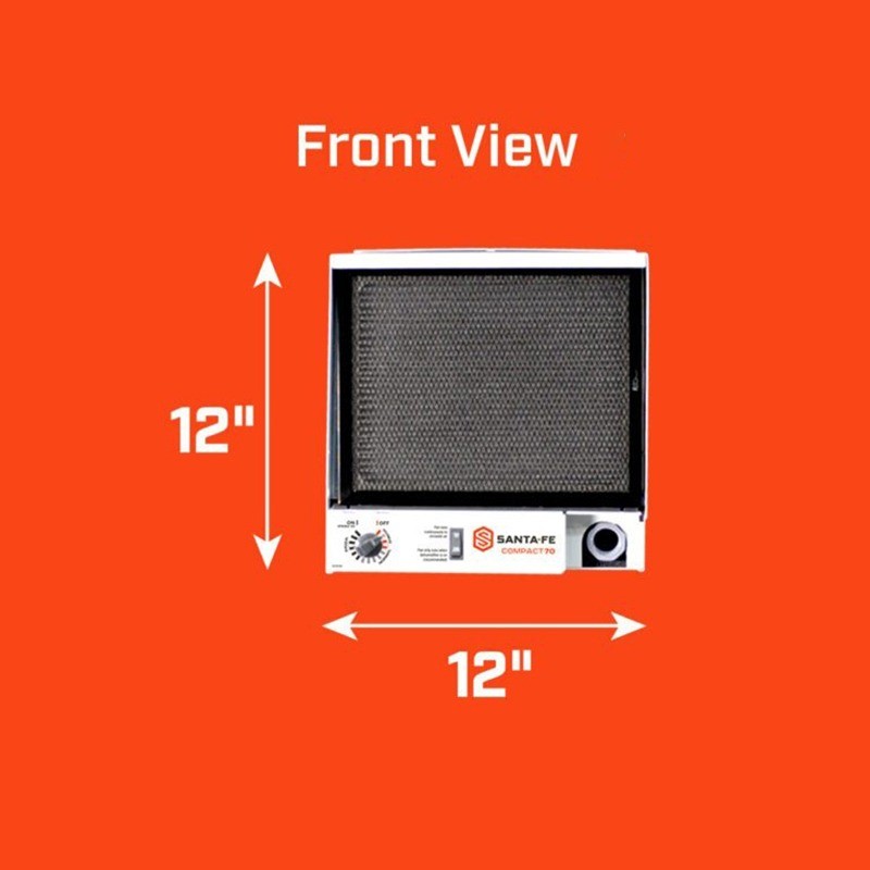 Santa Fe Compact70 Crawl Space Dehumidifier - 110/120V - R454B (SKU 4044110) gallery