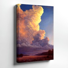 Wall Art Dramatic Cloudscape Landscape Print Sunset Sky Nature Canvas Decor