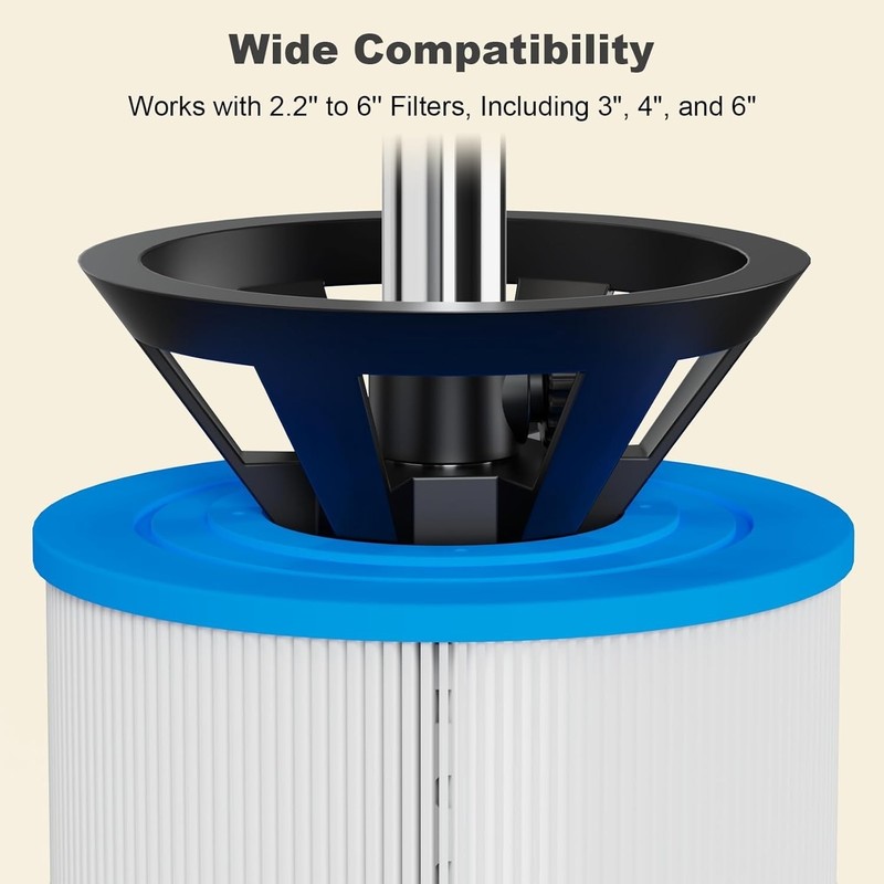 Pool Filter Cleaner Stand Tool, Fit for 3", 4", 6" Swimming Pool Cartridge Filte gallery