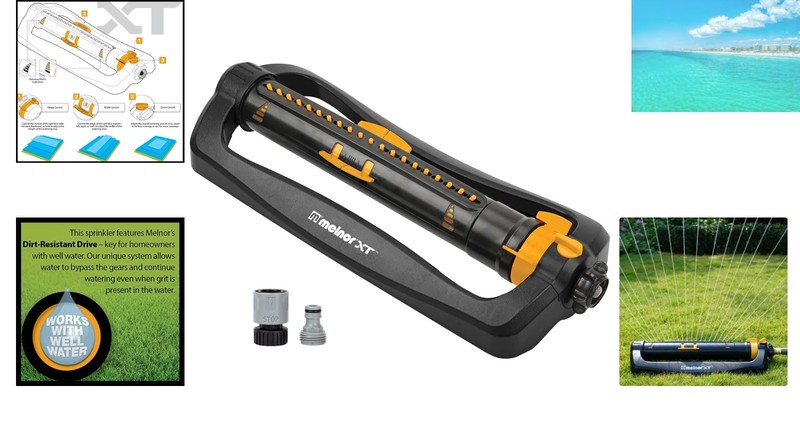Turbo Oscillating Sprinkler - Adjustable Coverage with Limited Lifetime gallery