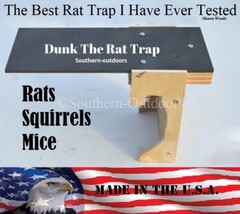 Original Dunk The Rat Trap – Rat & Squirrel Barn Trap – Auto Reset – USA MADE