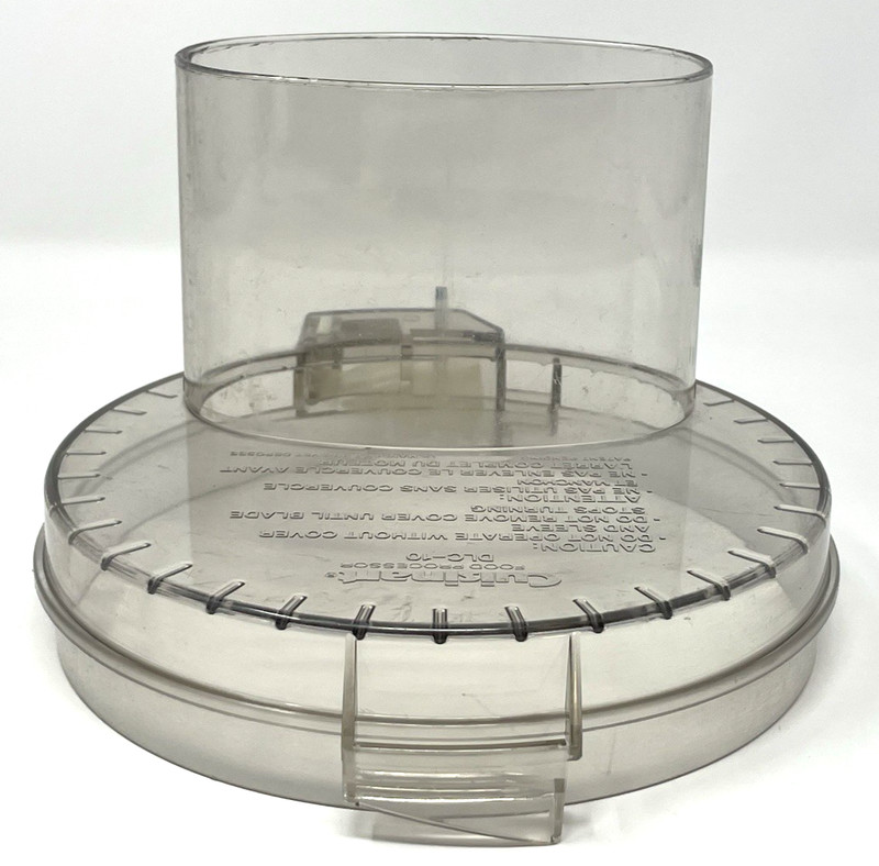 Cuisinart DLC-10 Food Processor Work Bowl Lid Only DLC-117B Replacement Part gallery