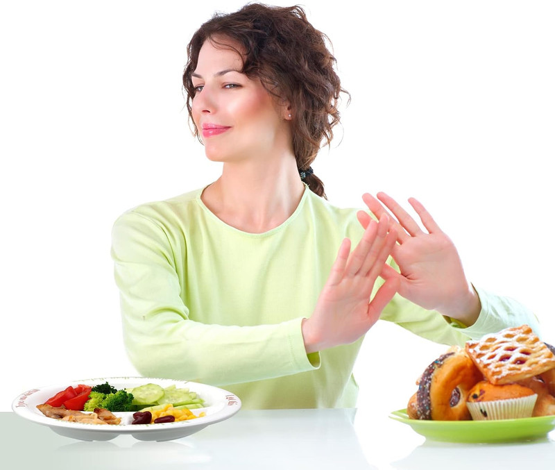 Diabetic Portion Control Plate Divided Plates for with Protein, Carbs and Veget gallery