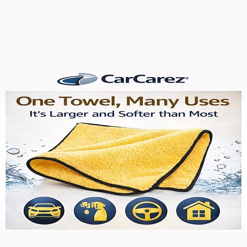 CarCarez 180PCS Microfiber Towels 16x16 380GSM Bulk Detailing Cloth Car Wash gallery