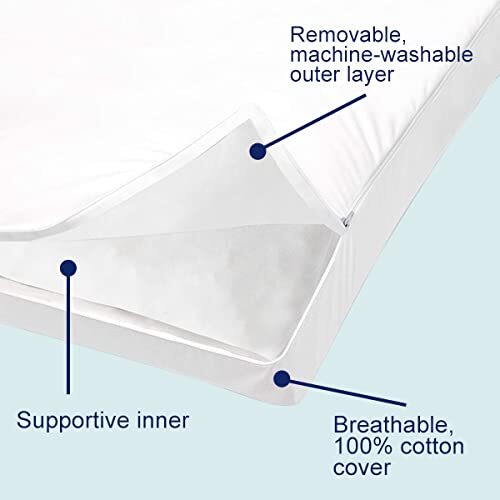 2-Pack King Size Memory Foam Pillows Adjustable Loft Cotton Cover Firm Support gallery