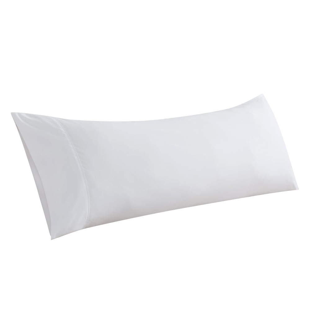 WhatsBedding Body Pillow Cover 20x54 Soft Microfiber Breathable White