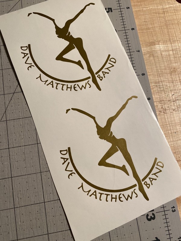 Vinyl Decal for Window - Fire Dancer (Dave Matthews Band) gallery