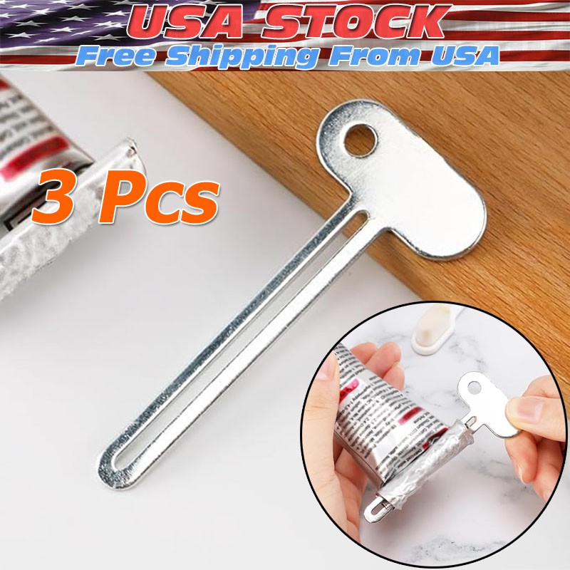 Tube Key Tooth Paste Squeezer Set of 3 Manual Toothpaste Squeezers gallery