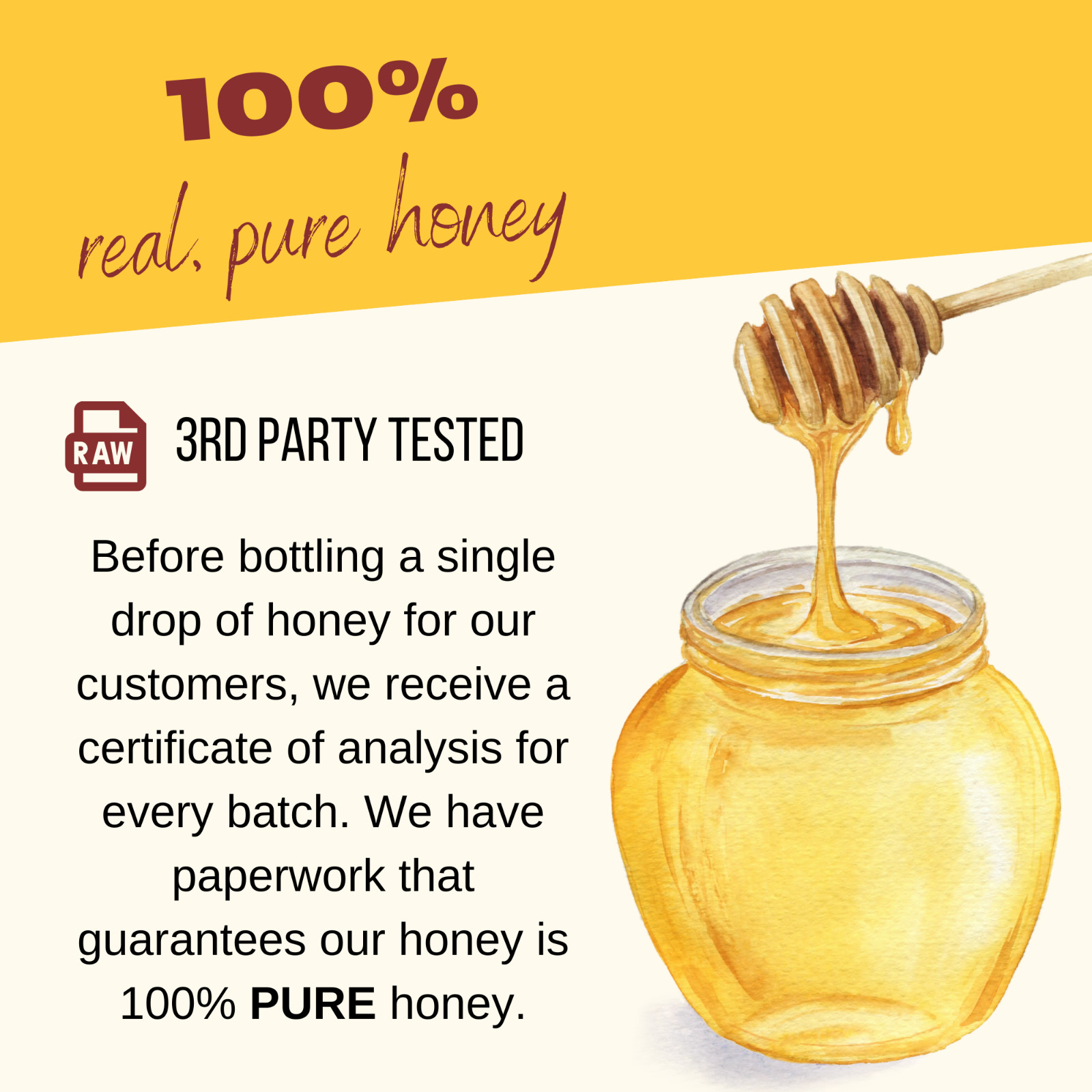 Bulk Raw & Unfiltered Wildflower Honey - 5 GALLONS of HONEY (60 lbs) BULK HONEY gallery