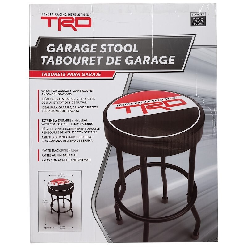 PLASTICOLOR TOYOTA RACING DEV TRD STOOL 004813R01 Round Vinyl Seat Non-Swivel gallery