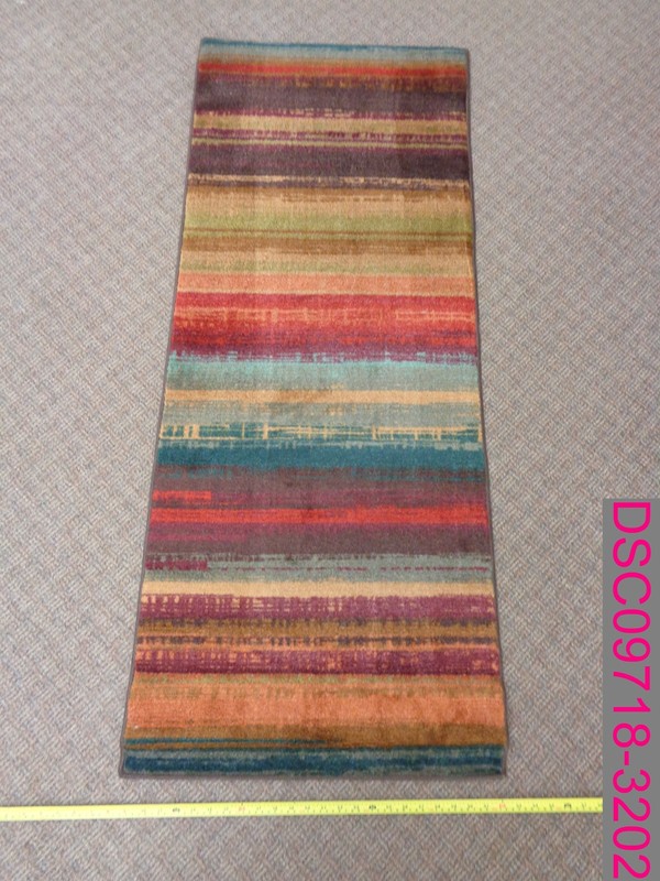 Mohawk Home Boho Stripe 11672 Multi Color Area Rug Runner, 2' x 5'. gallery