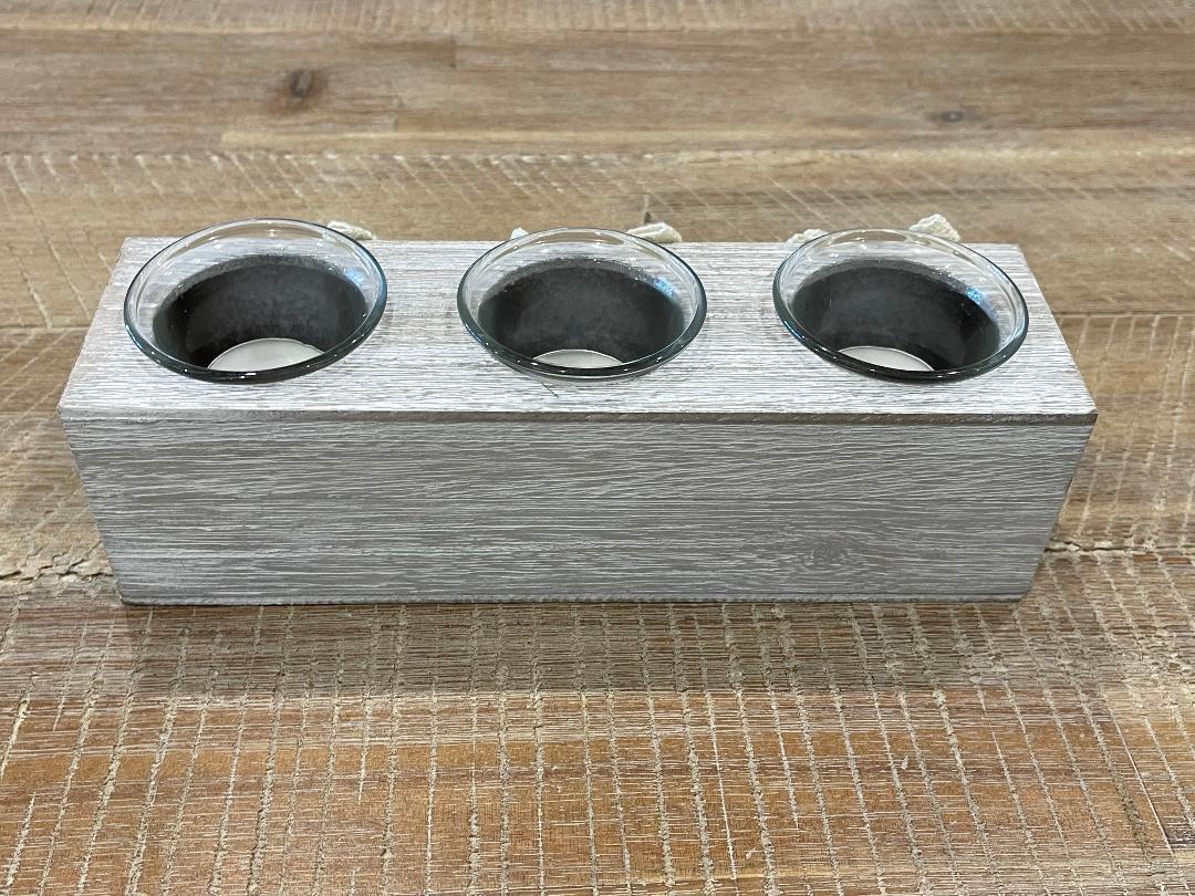 Candle Holder Tea Light Centerpiece Candlescape Tealight Home Decor 23.5cm gallery