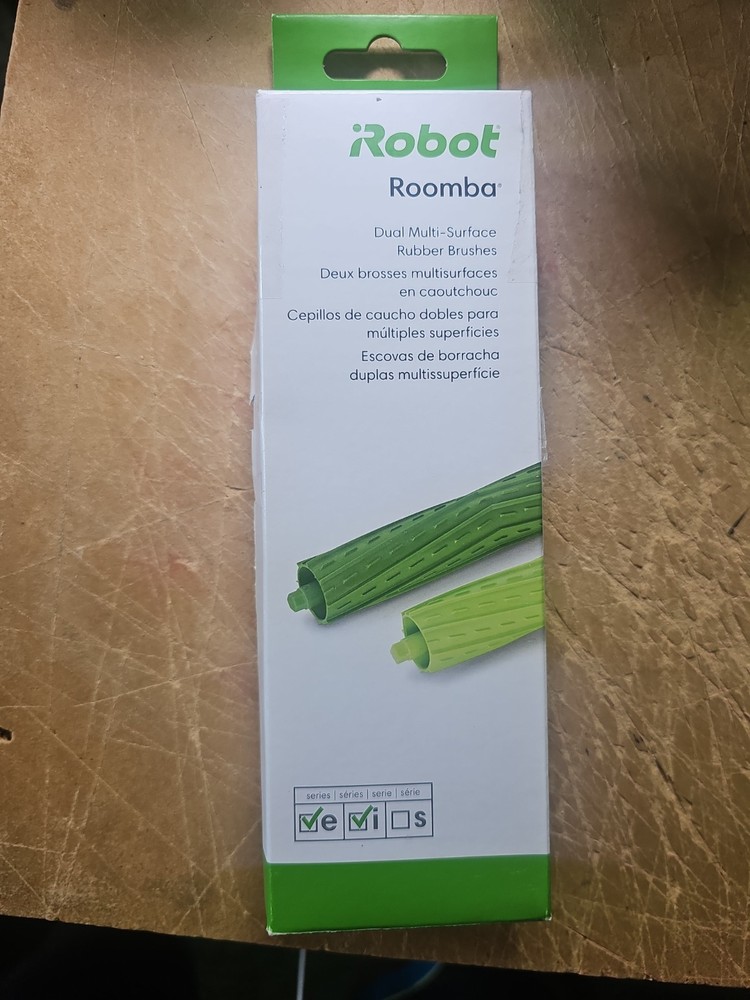 Authentic iRobot Roomba Series E/I Dual Multi-Surface Replacement Roller Brushes