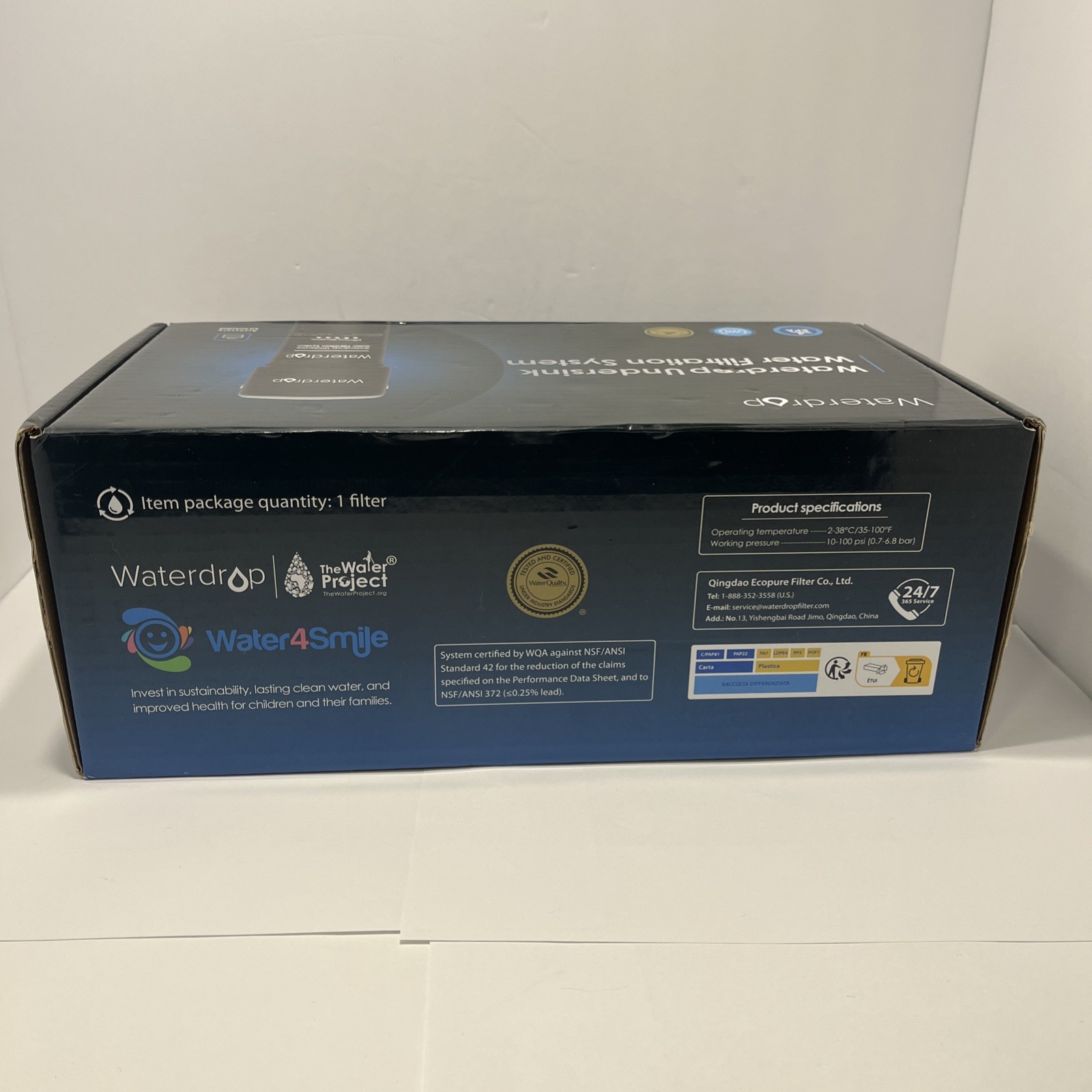 Waterdrop Under Sink Water Filtration System WD-RF10- NEW - Open Box - Sealed gallery