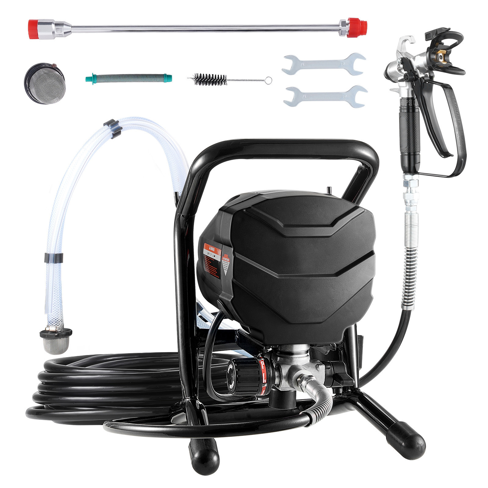 Stand Airless Paint Sprayer Electric Paint Sprayer Machine 650W 3000PSI gallery