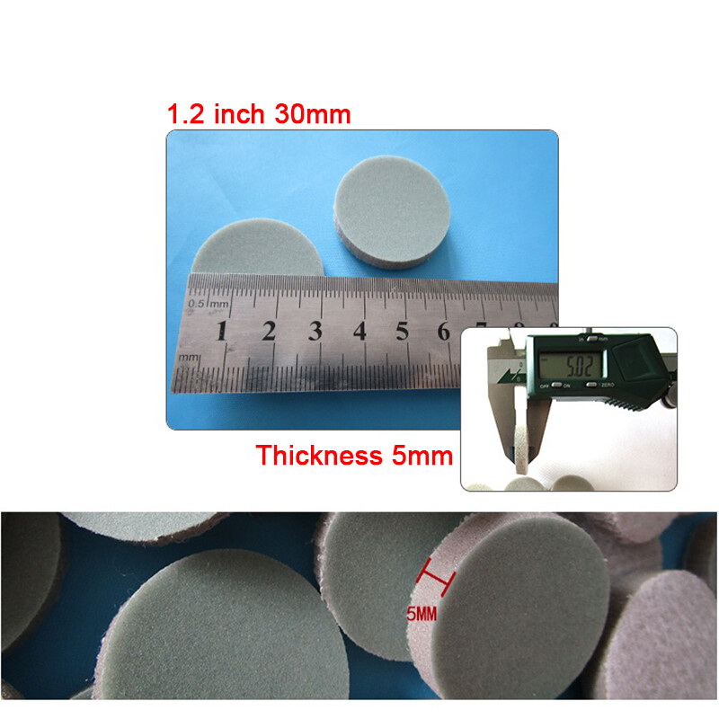 1.2" Dry Sanding Discs 30mm Sandpaper Hook and Loop Pads Grit 300-3000 Abrasive gallery