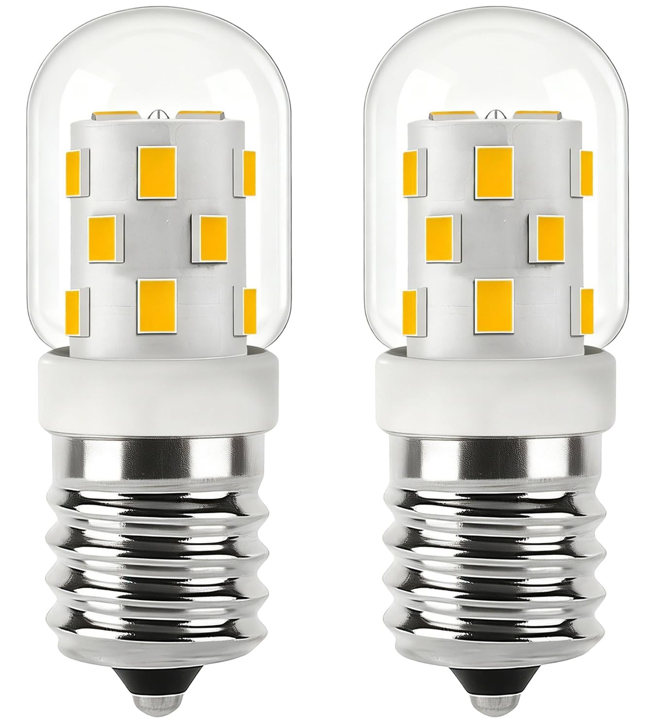 E17 LED Microwave Bulb 3W 400LM Warm White 3000K Dimmable 2 Pack Appliance gallery