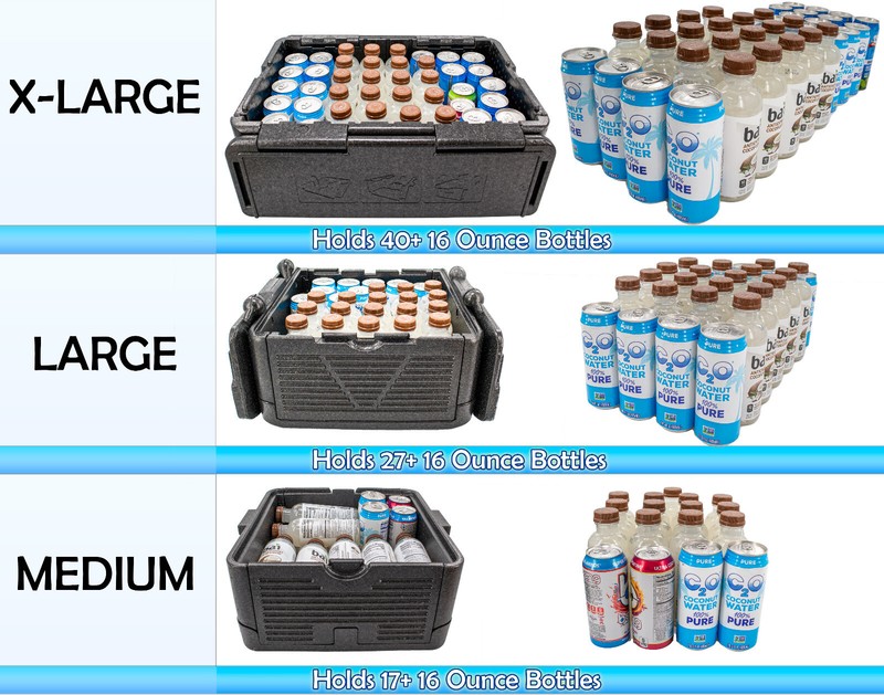 Cooling Chilling Collapsible Cooler Chest Box Insulated Foldable Portable XLarge gallery