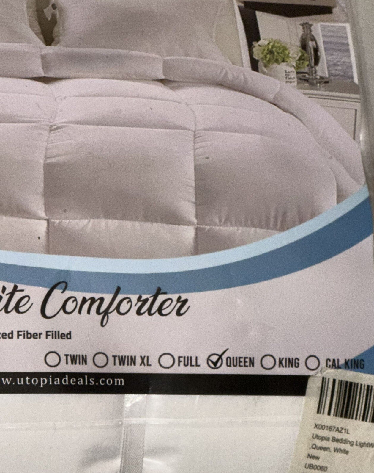 Utopia Bedding Down Alternative Comforter (Queen, White) - All Season Comforter gallery