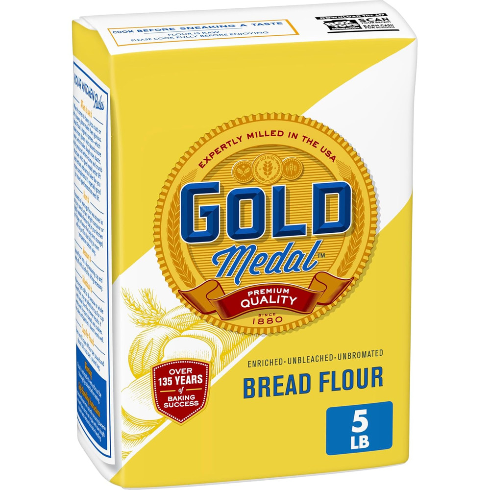 Premium Quality Bread Flour for Baking, 5 Lb