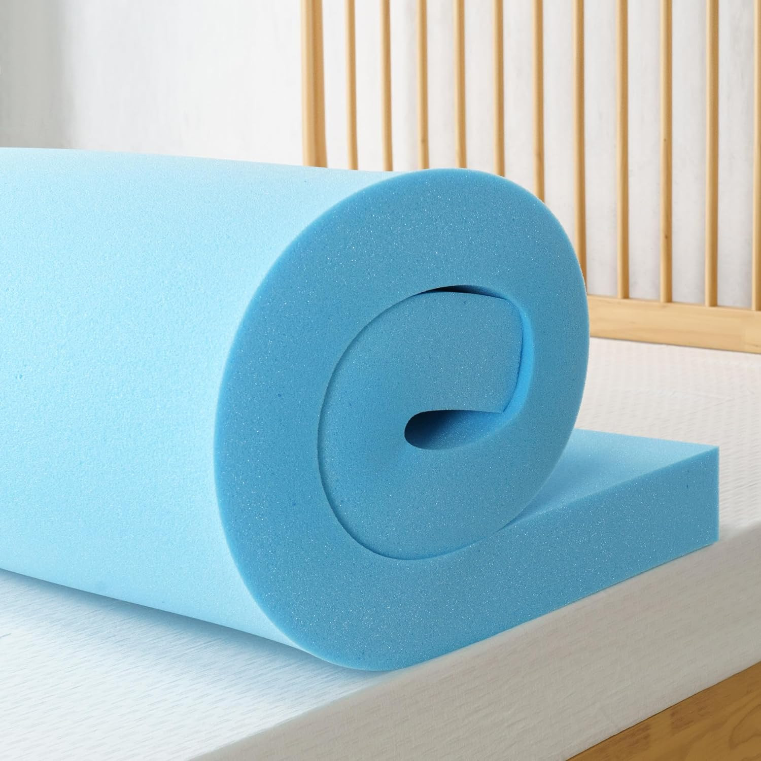 2 Inch Green Tea Cooling Gel Memory Foam Mattress Topper, Smaller, More Convenie gallery