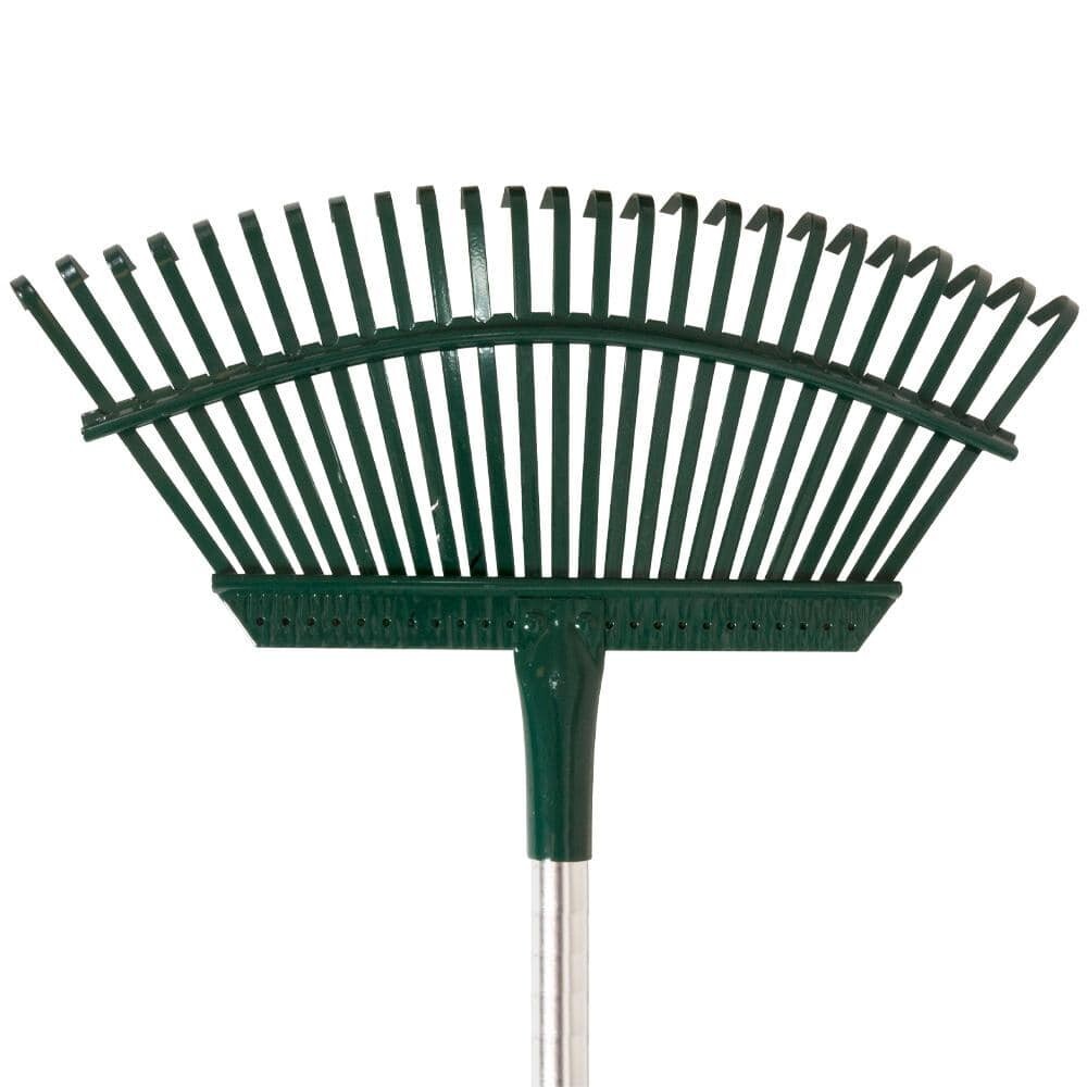 True Temper Lawn Rake 48 in Aluminum Handle Lightweight Durable Steel 25-Tine gallery